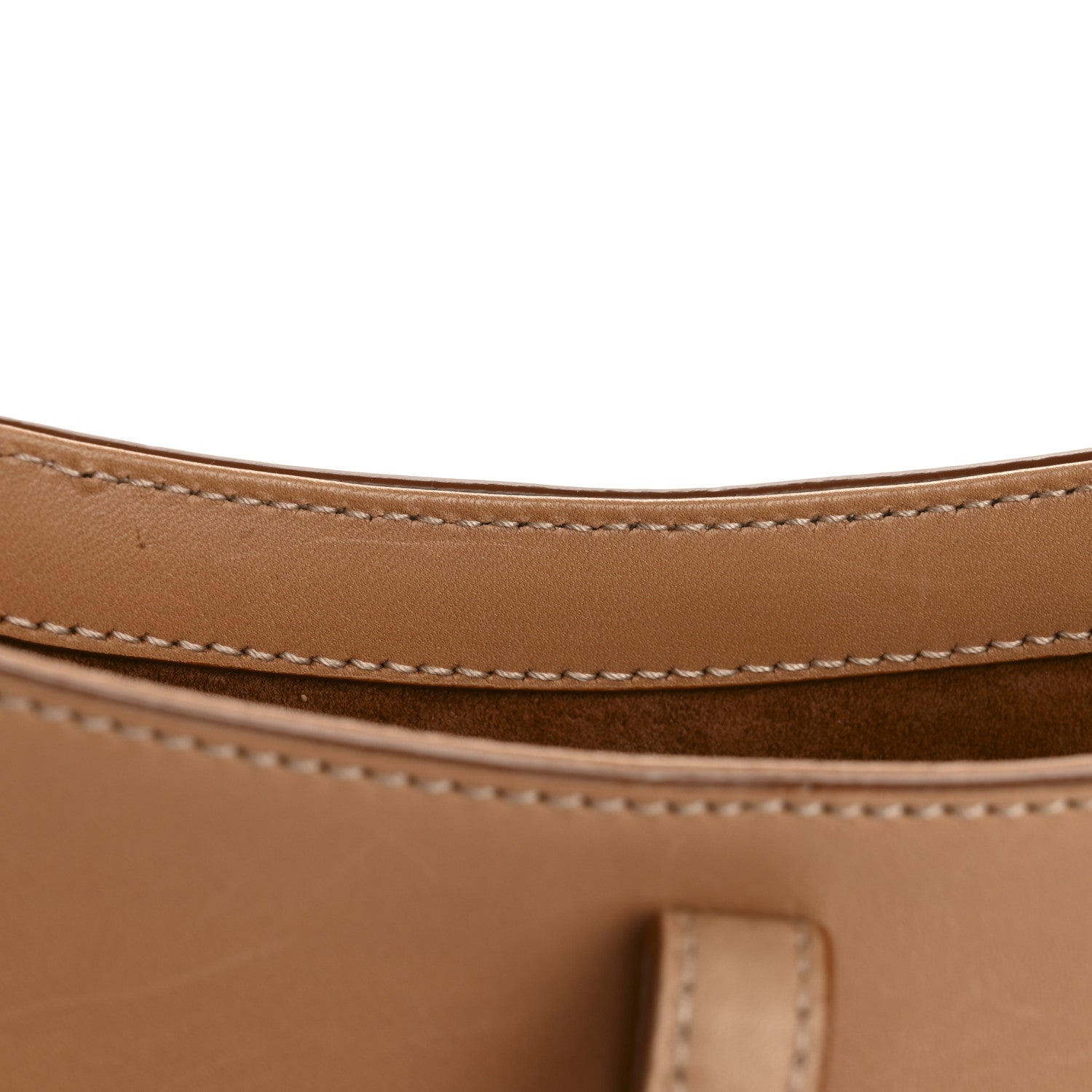 Saint Laurent Smooth Calfskin Le 5 A 7 Mini Hobo Vintage Brown 11 of 13
