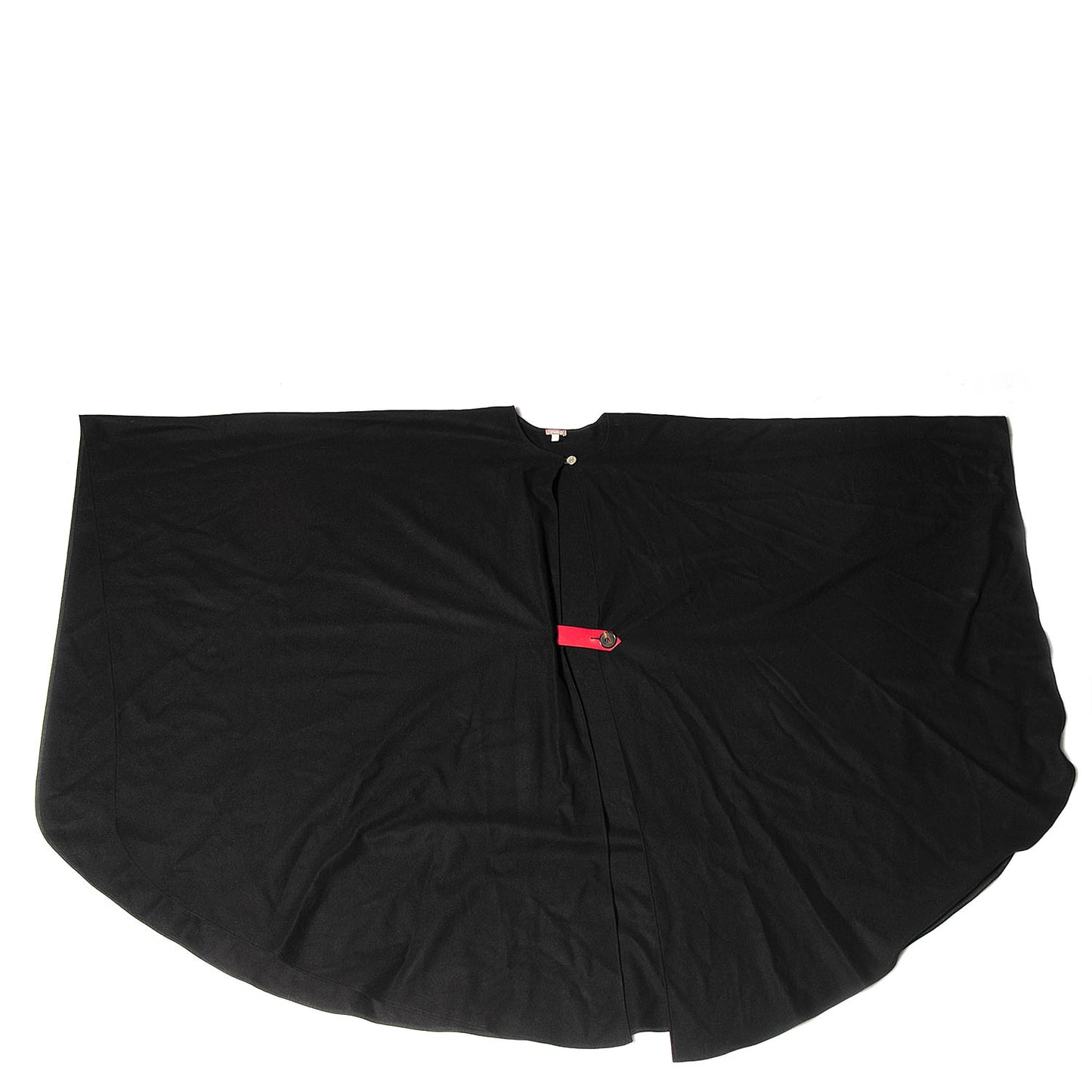 Cashmere Swift Petit H Poncho Black Rubis