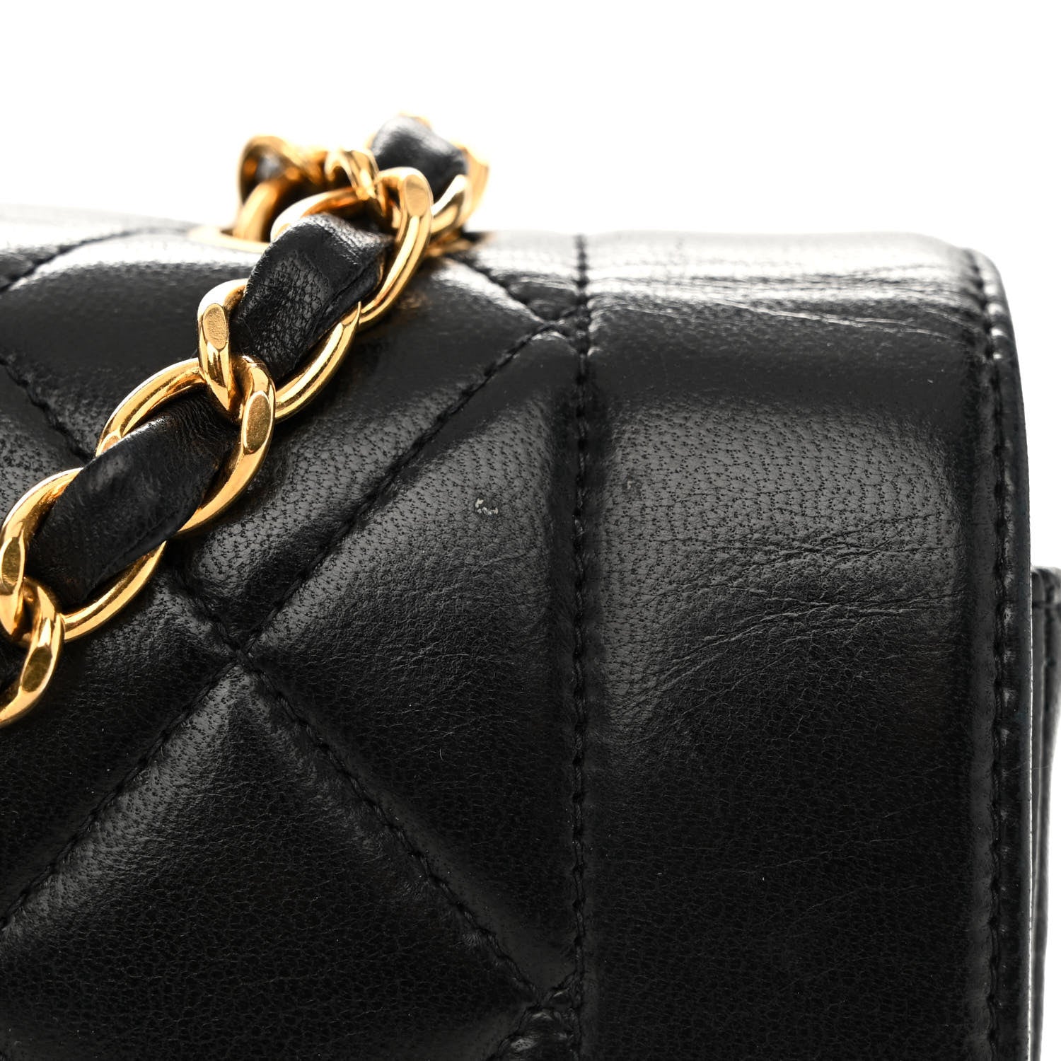 Chanel Lambskin Quilted Small Single Flap Black 11 of 12