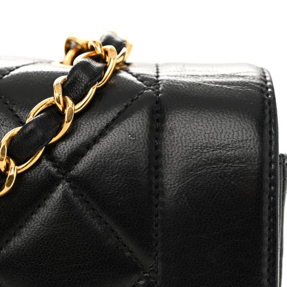 Chanel Lambskin Quilted Small Single Flap Black 11 of 12