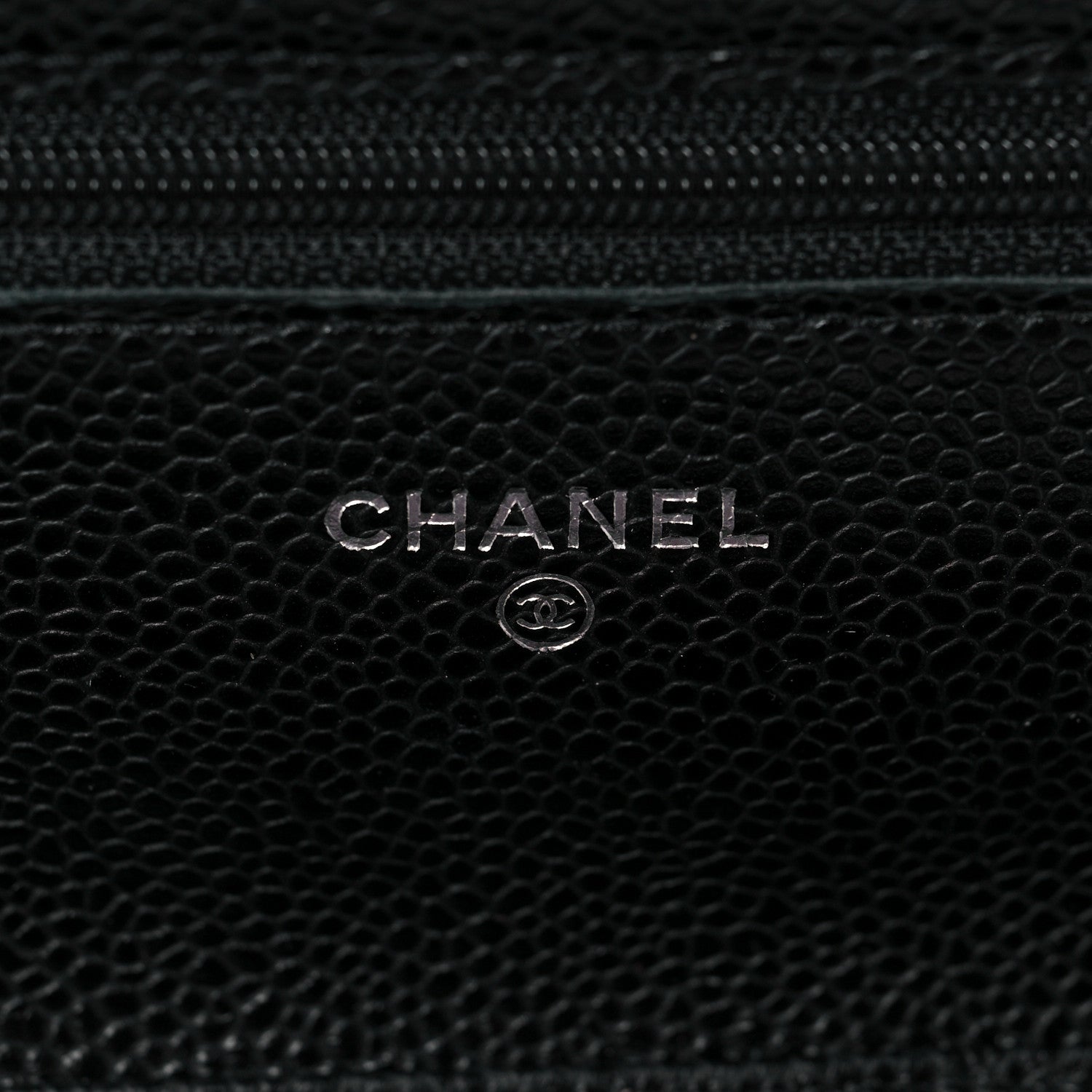 Chanel Caviar Quilted Wallet On Chain WOC Black 6 of 7