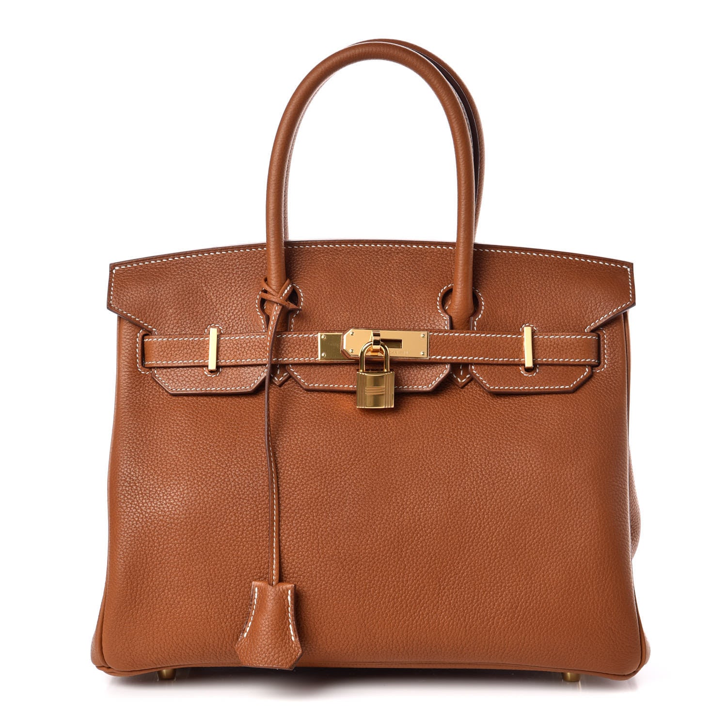 Hermes Natural Barenia Faubourg Birkin 30 Fauve 1 of 35