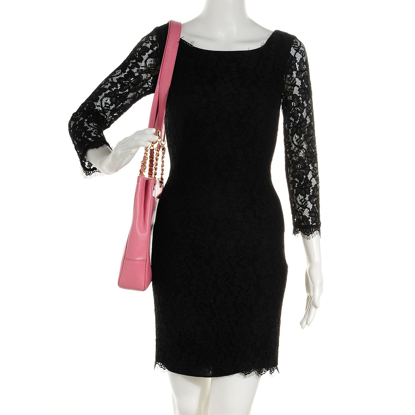 Caviar CC Shoulder Bag Pink
