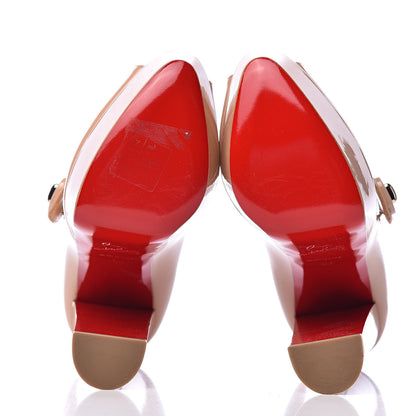 Christian Louboutin Patent Bibibop 140 Pumps 35 Doudou 5 of 10