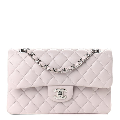 Chanel Lambskin Quilted Small Double Flap Light Purple 1 of 9