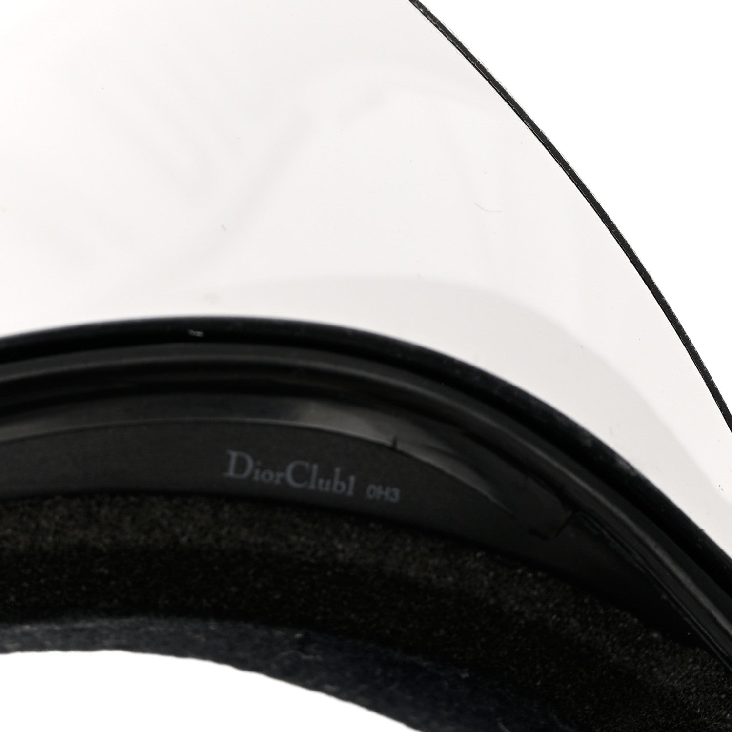 Christian Dior Mirrored DiorClub1 Sun Visor Black 8 of 11