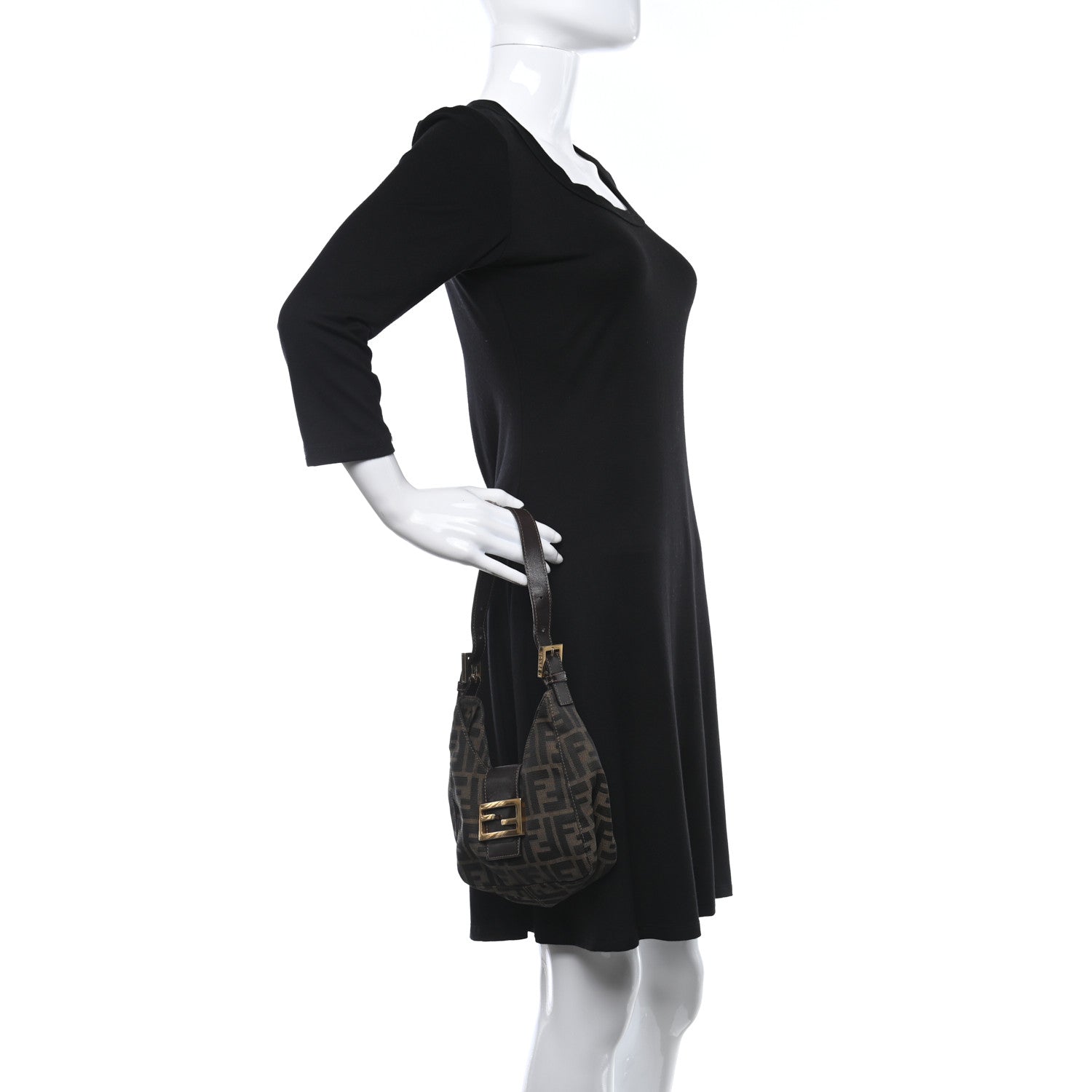 Fendi Zucca Hobo Tobacco 2 of 11