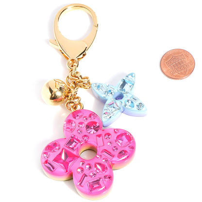 Louis Vuitton Resin Strass Glam Flower Bag Charm 2 of 5