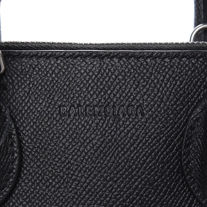 Balenciaga Signature Grained Calfskin XXS Ville Top Handle Bag Black 7 of 10