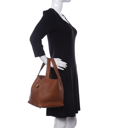 Hermes Barenia Faubourg Picotin Lock 22 MM Fauve 2 of 10