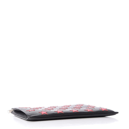 Saint Laurent Calfskin Star Rider iPad Pouch Black 4 of 10
