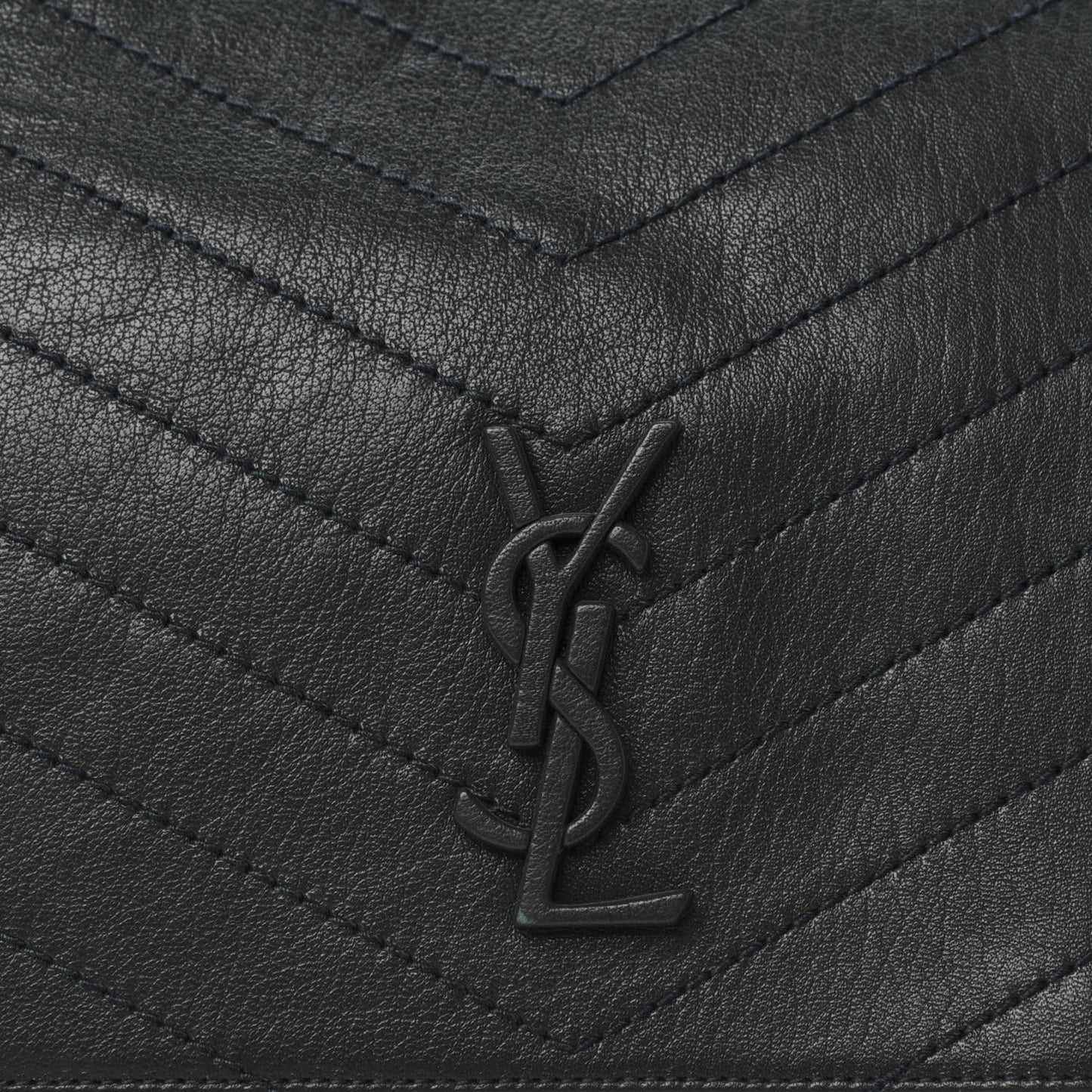 Vintage Lambskin Chevron Monogram Medium Nolita Dark Green
