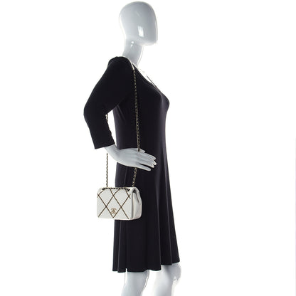 Chanel Lambskin Small Entwined Chain Flap White 2 of 10