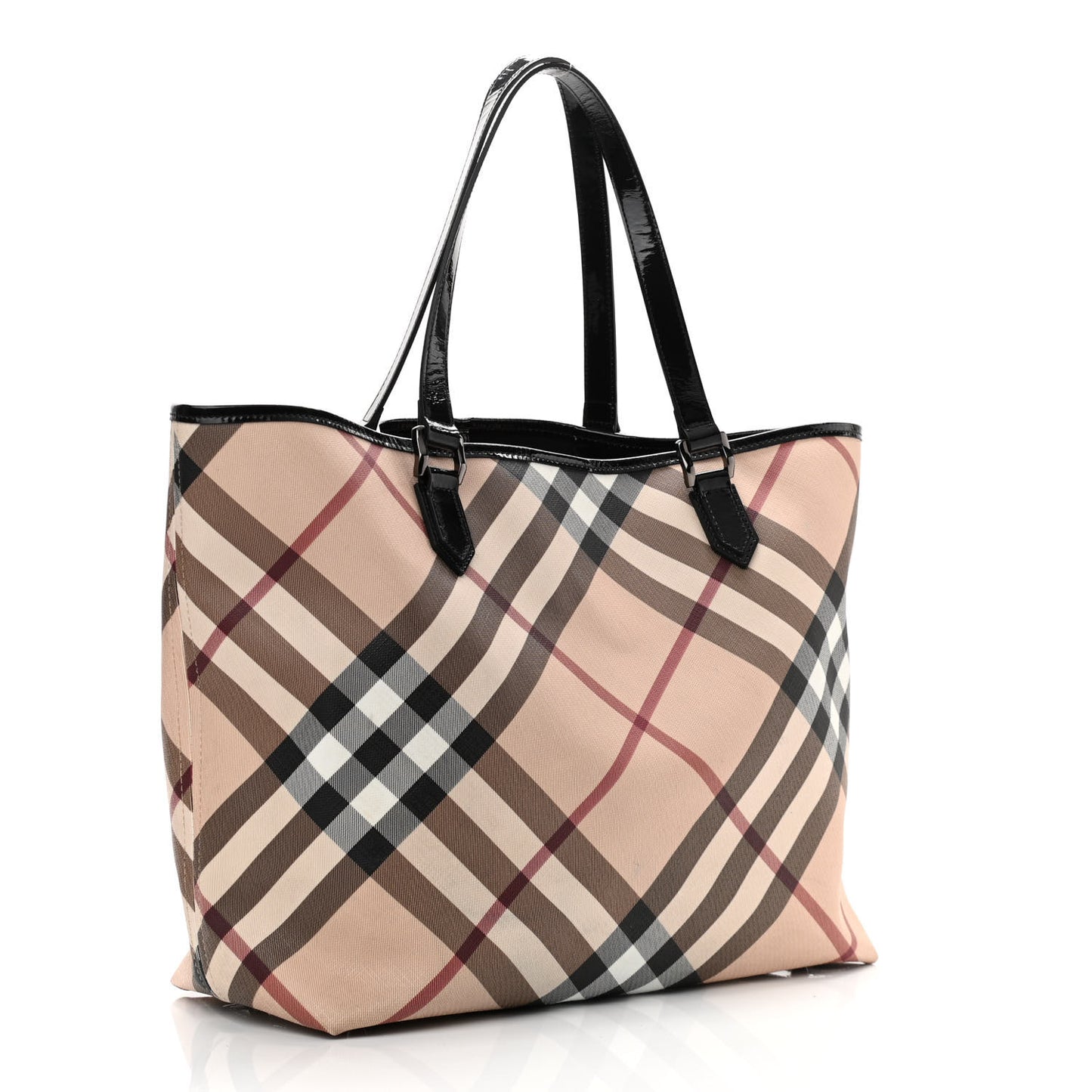 Supernova Check Large Nickie Tote Black