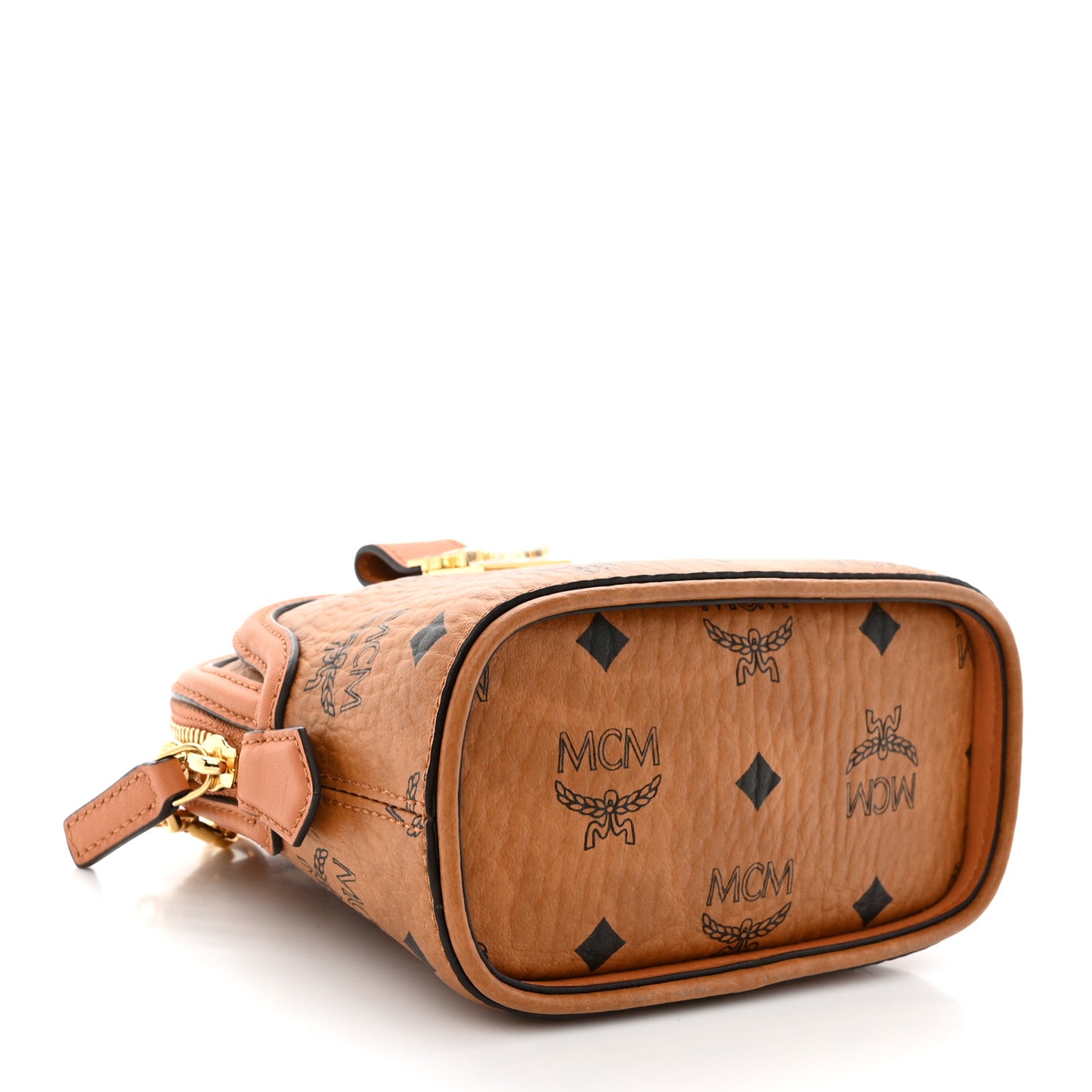 Visetos Mini Anna Crossbody Bag Cognac