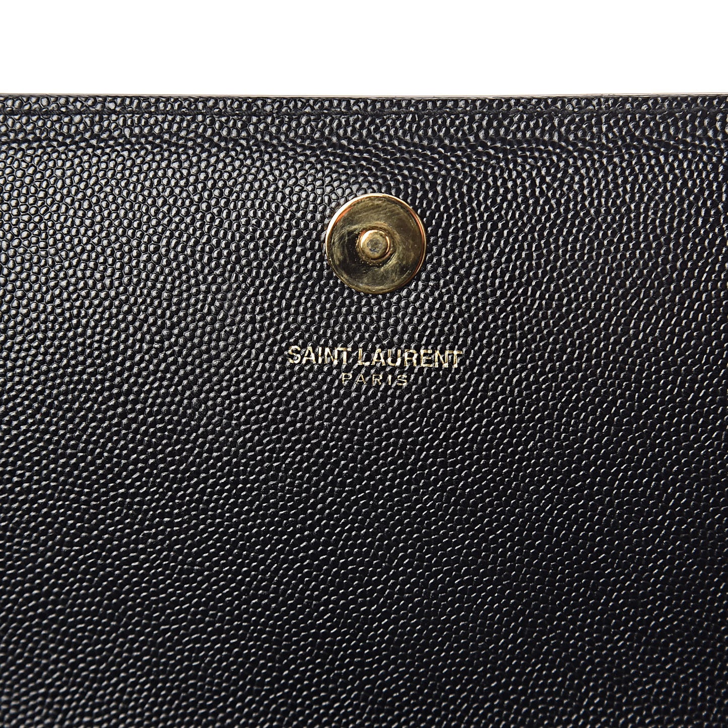 Grain De Poudre Monogram Cassandre Clutch Black