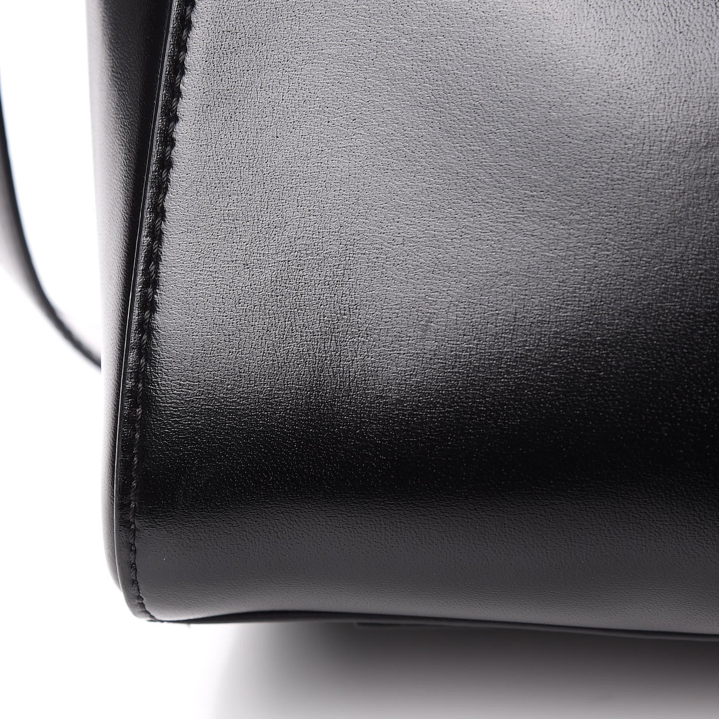 Shiny Lord Calfskin Small Antigona Black