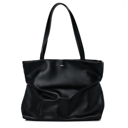 Chloe Calfskin Judy East West Tote Black 1 of 9