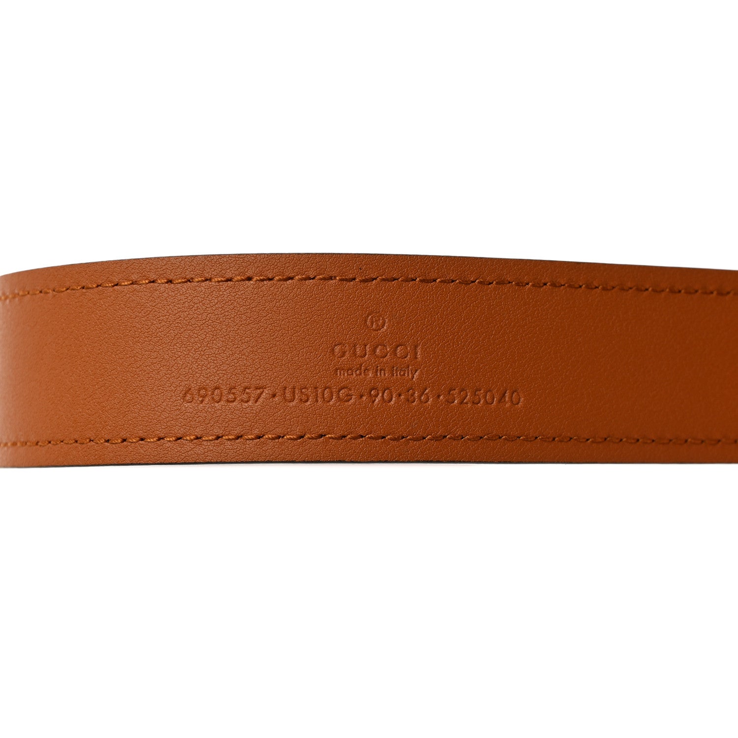 Gucci Ciny Lux Calfskin Blondie 30mm Belt 90 36 Blondie Cognac 3 of 5