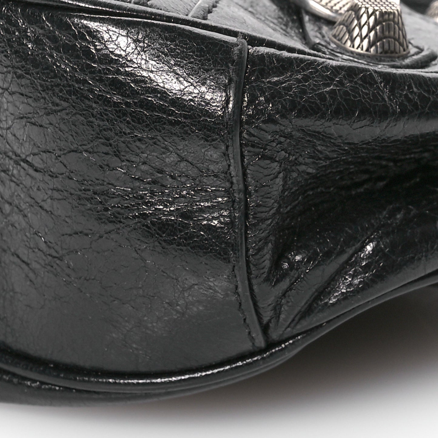 Agneau Arena Le Cagole Shoulder Bag XS Black