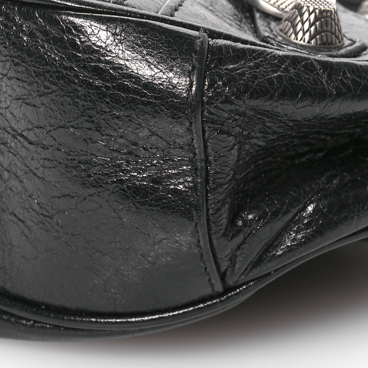 Balenciaga Agneau Arena Le Cagole Shoulder Bag XS Black 11 of 16