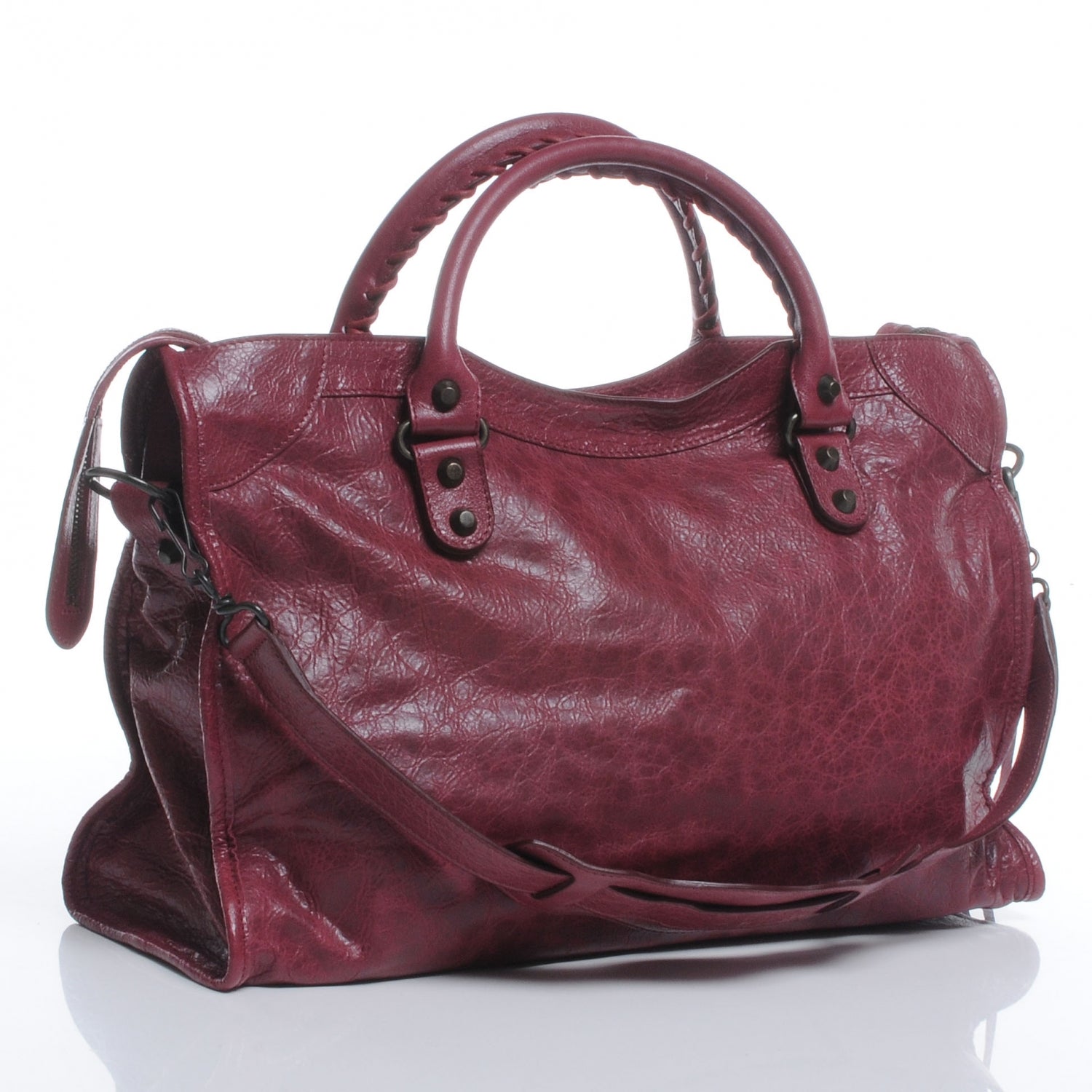 Balenciaga Agneau City Cassis 3 of 7