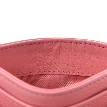 Chanel Caviar Camellia Embossed Card Holder Pink 6 of 8