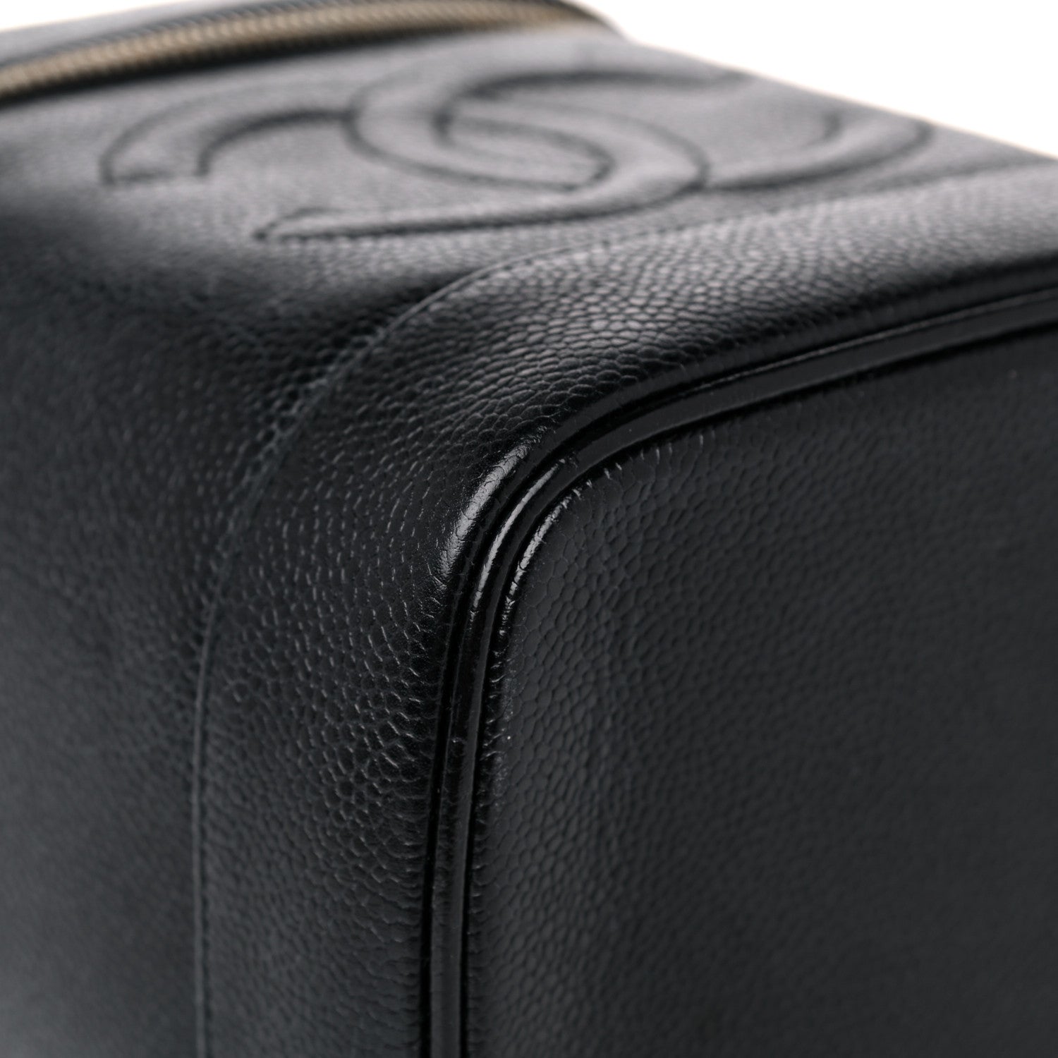 Chanel Caviar Vanity Cosmetic Case Black 12 of 17