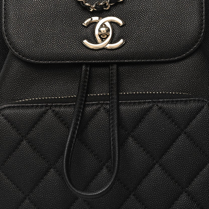 Chanel Caviar Quilted Business Affinity Backpack Black 8 of 10