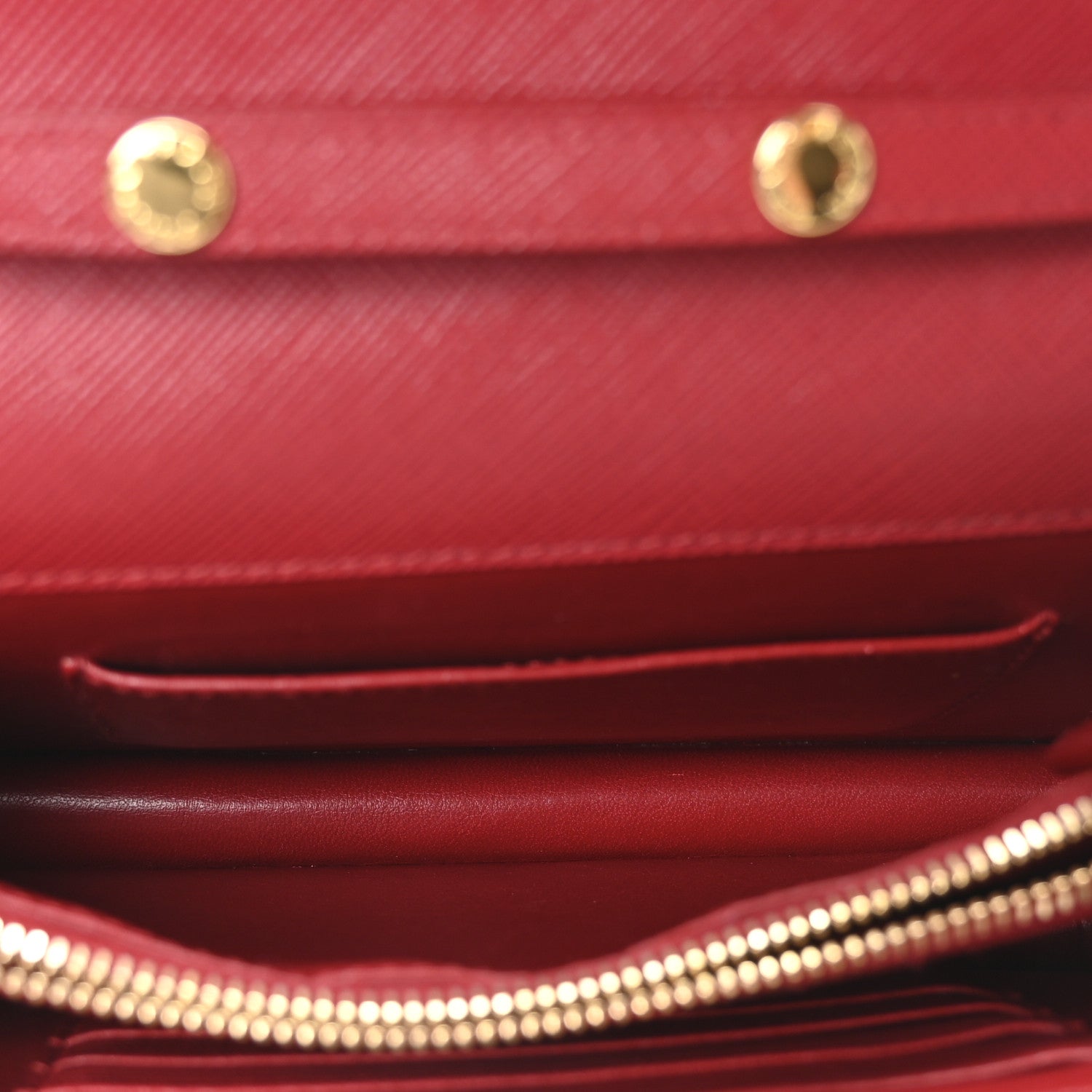 Prada Saffiano Lux Chain Wallet 6 of 10