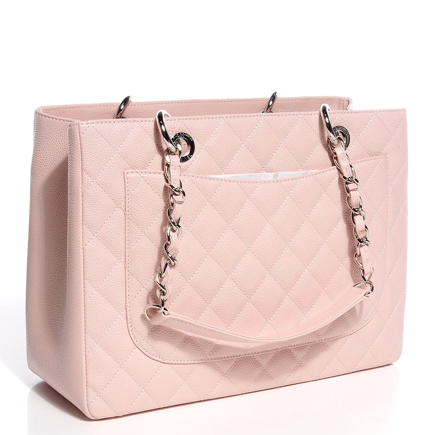 Chanel Caviar Grand Shopping Tote GST Light Pink 3 of 8