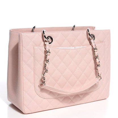 Chanel Caviar Grand Shopping Tote GST Light Pink 3 of 8