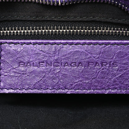Balenciaga Agneau Giant 12 Silver Hardware City Dark Violet 6 of 16