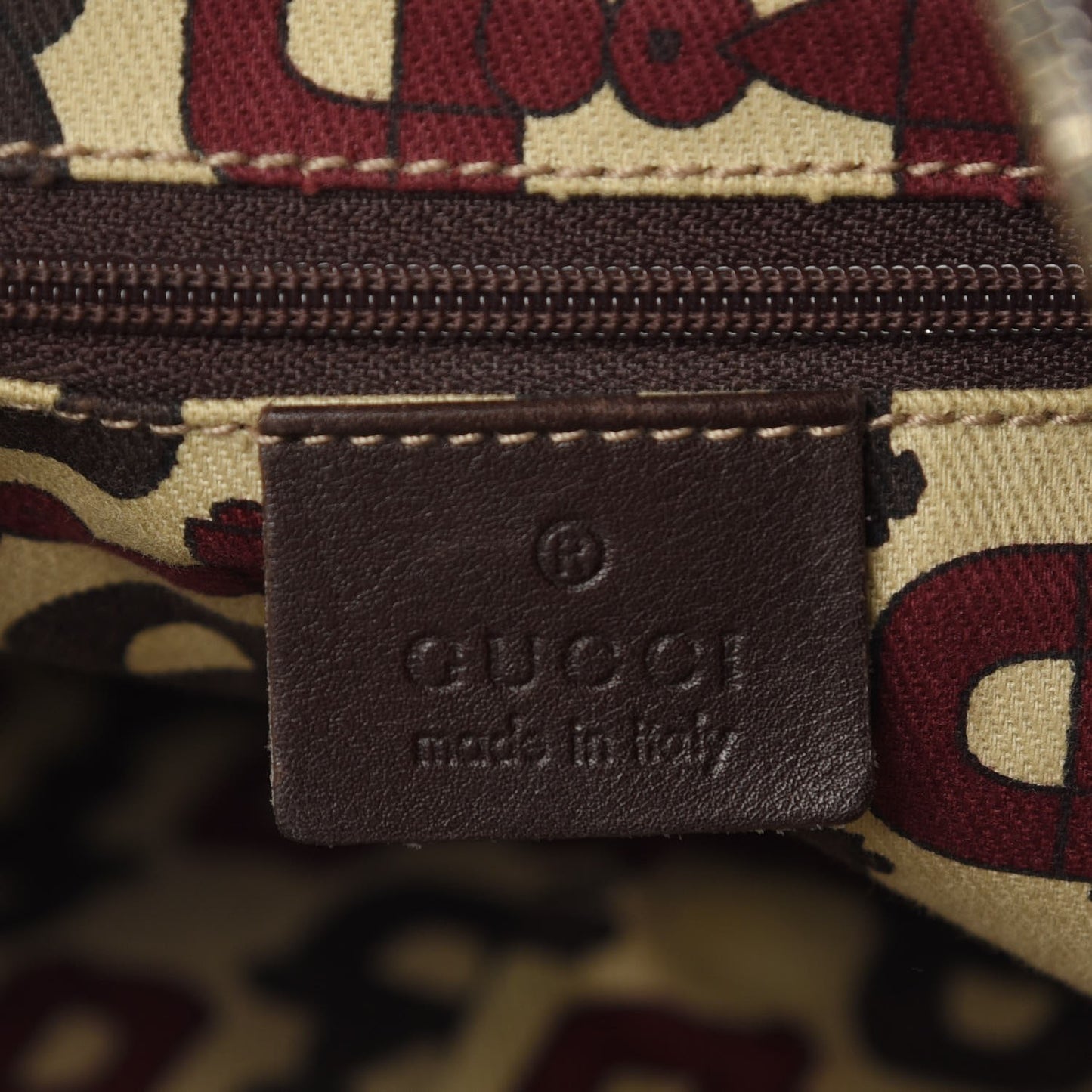 Guccissima Large Princy Hobo Dark Brown