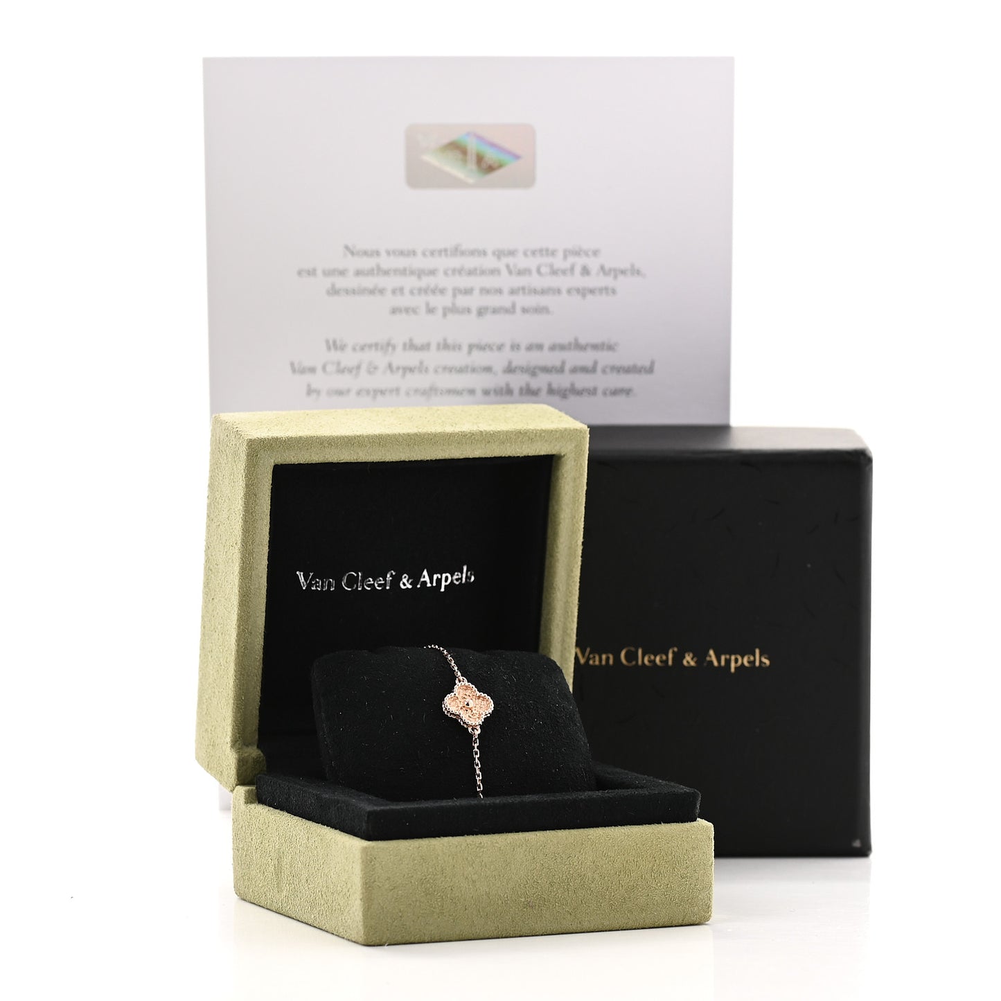 18K Rose Gold Sweet Alhambra Bracelet