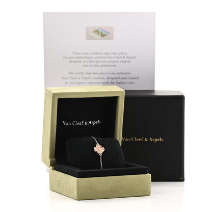 Van Cleef & Arpels 18K Rose Gold Sweet Alhambra Bracelet 7 of 7