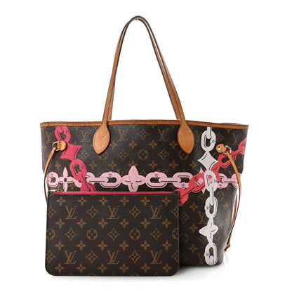 Louis Vuitton Monogram Bay Neverfull MM Rose Ballerine Poppy 3 of 11