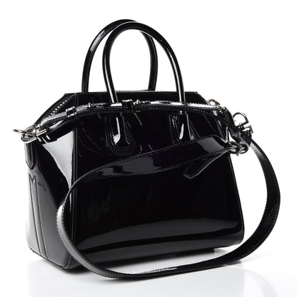 Givenchy Patent Calfskin Mini Antigona Black 3 of 9