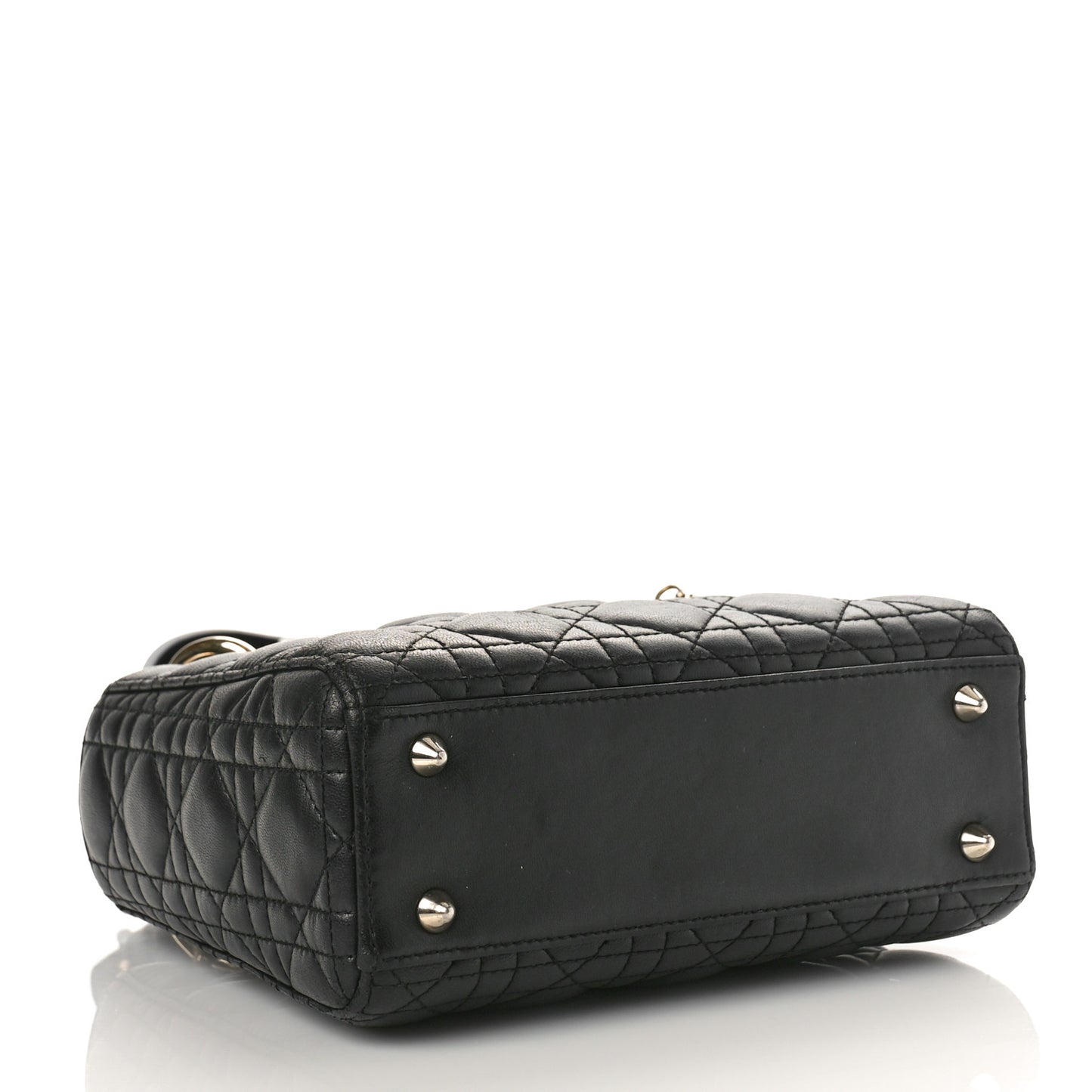 Lambskin Cannage Small My ABCDior Lady Dior Black