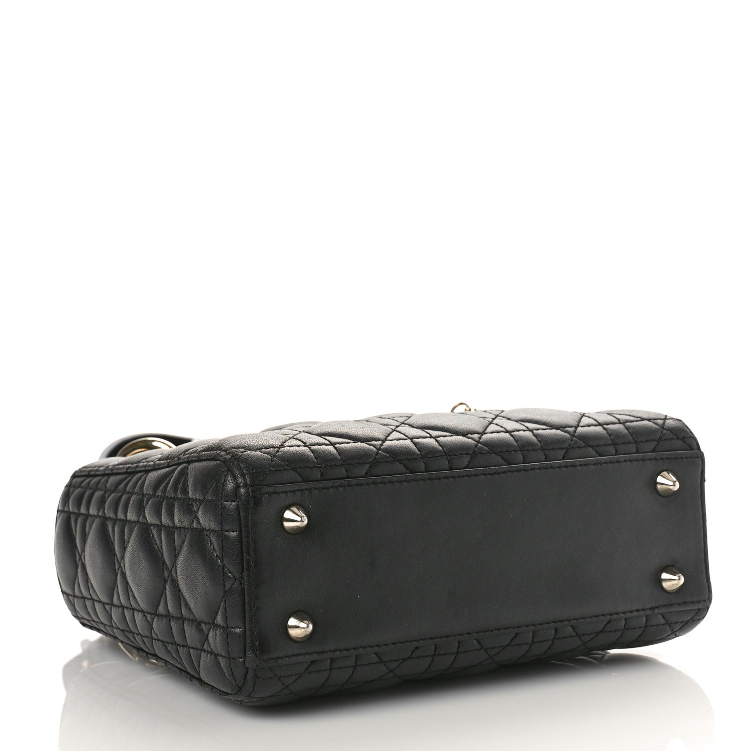 Christian Dior Lambskin Cannage Small My ABCDior Lady Dior Black 4 of 8