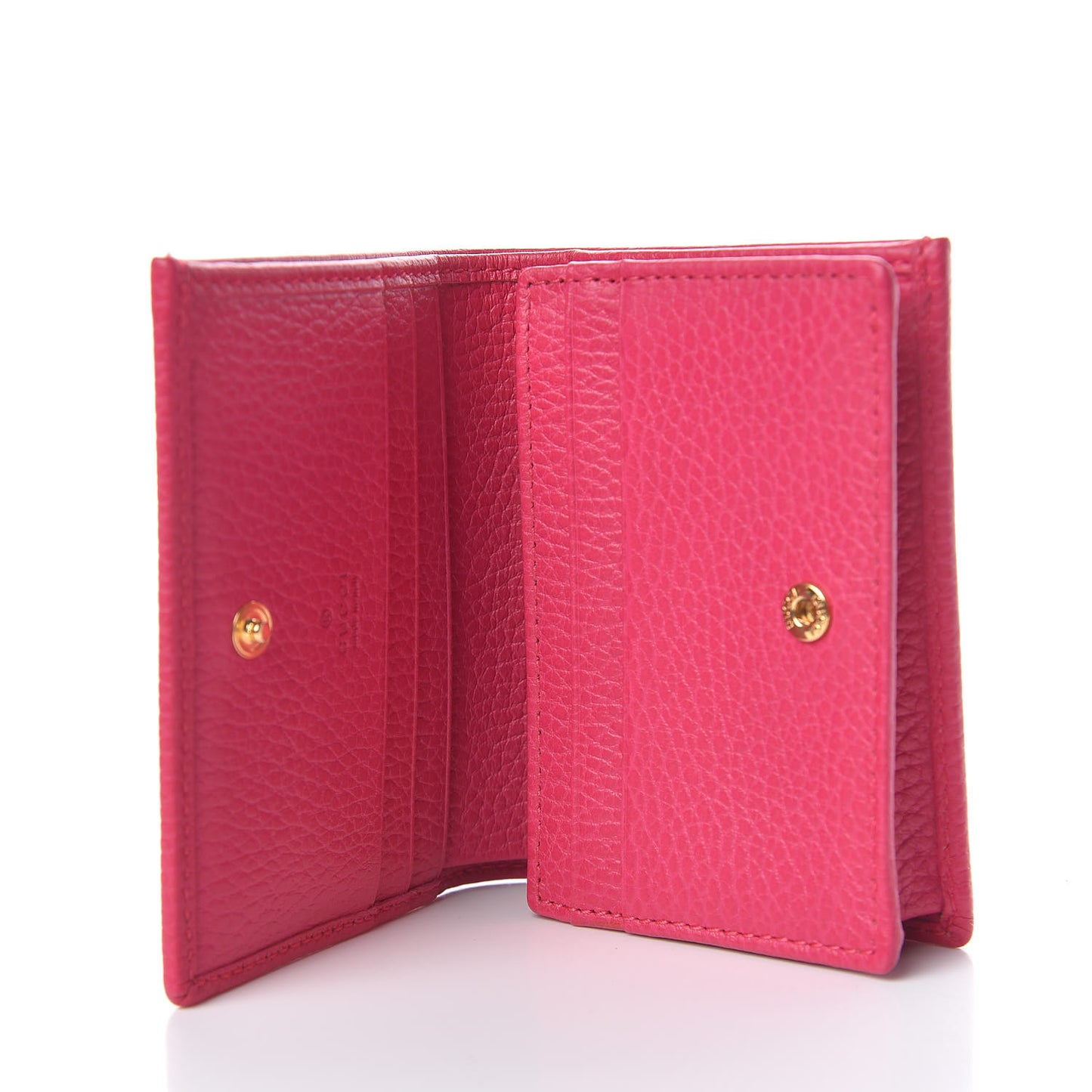 Dollar Calfskin GG Marmont Card Case Box Pink