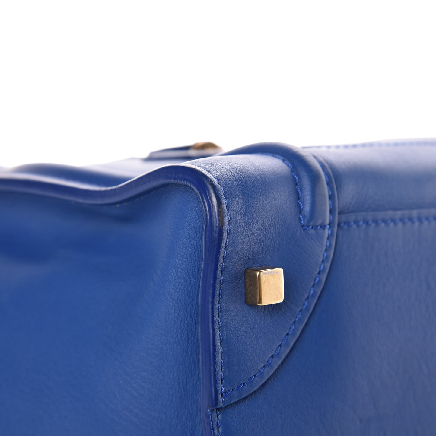 Smooth Calfskin Mini Luggage Royal Blue