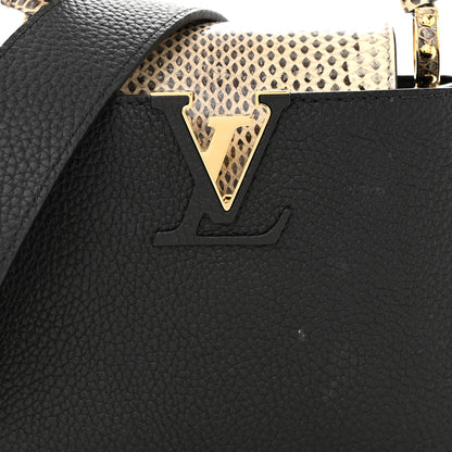 Louis Vuitton Taurillon Ayers Mini Capucines Black 7 of 12
