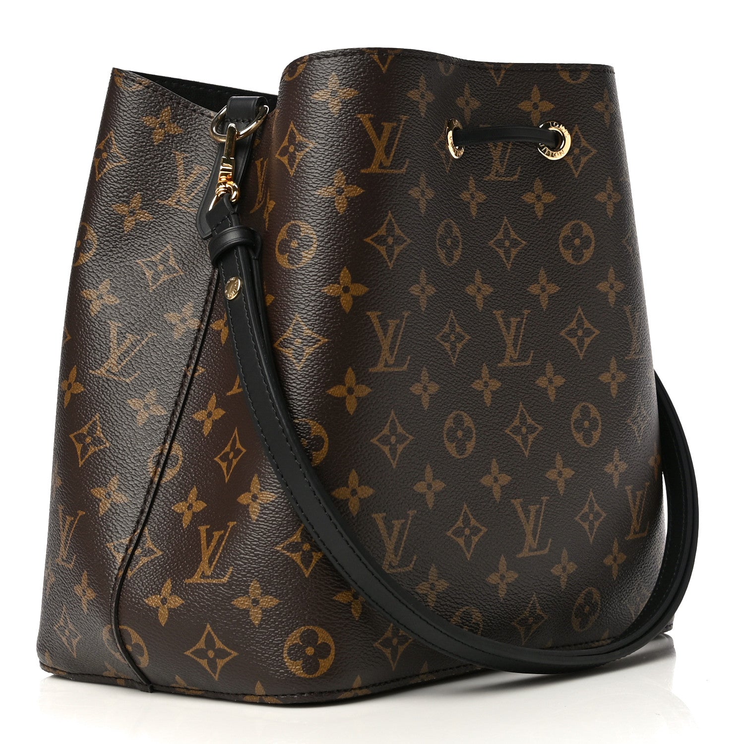 Louis Vuitton Monogram Neonoe MM Black 3 of 9