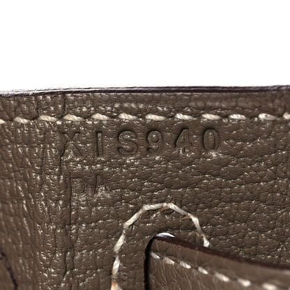 Hermes Togo Kelly Retourne 28 Etoupe 27 of 40