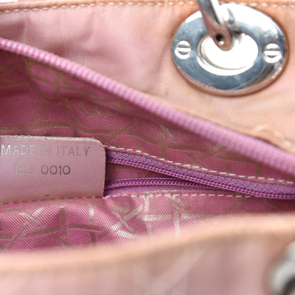 Christian Dior Satin Cannage Medium Lady Dior Pink 7 of 10