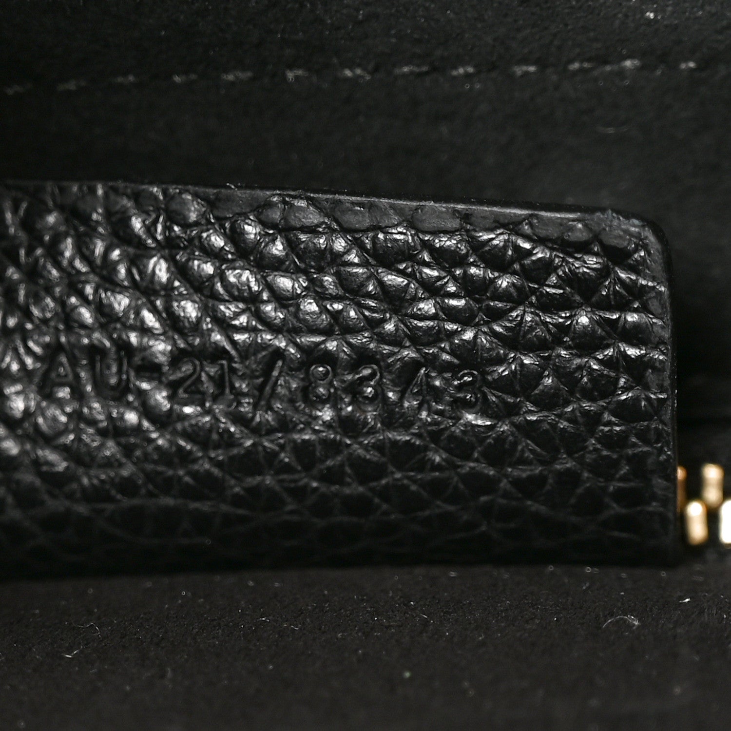 Salvatore Ferragamo Hammered Calfskin Firenze East West Tote Bag Black 7 of 10
