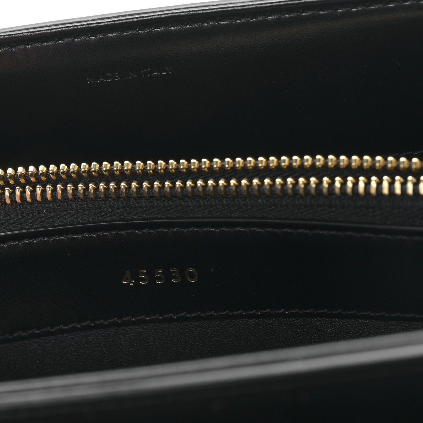 Satinated Calfskin Small 16 Top Handle Bag Black