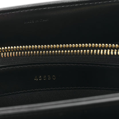 Celine Satinated Calfskin Small 16 Top Handle Bag Black 8 of 10