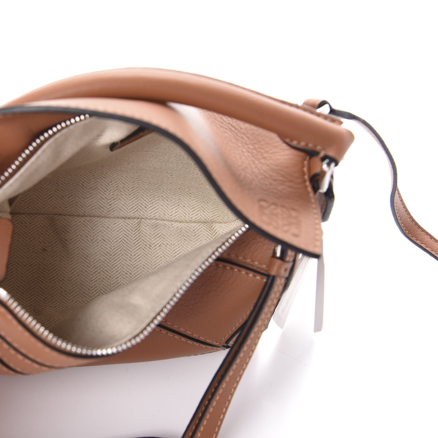 Loewe Calfskin Mini Puzzle Bag Tan 5 of 9